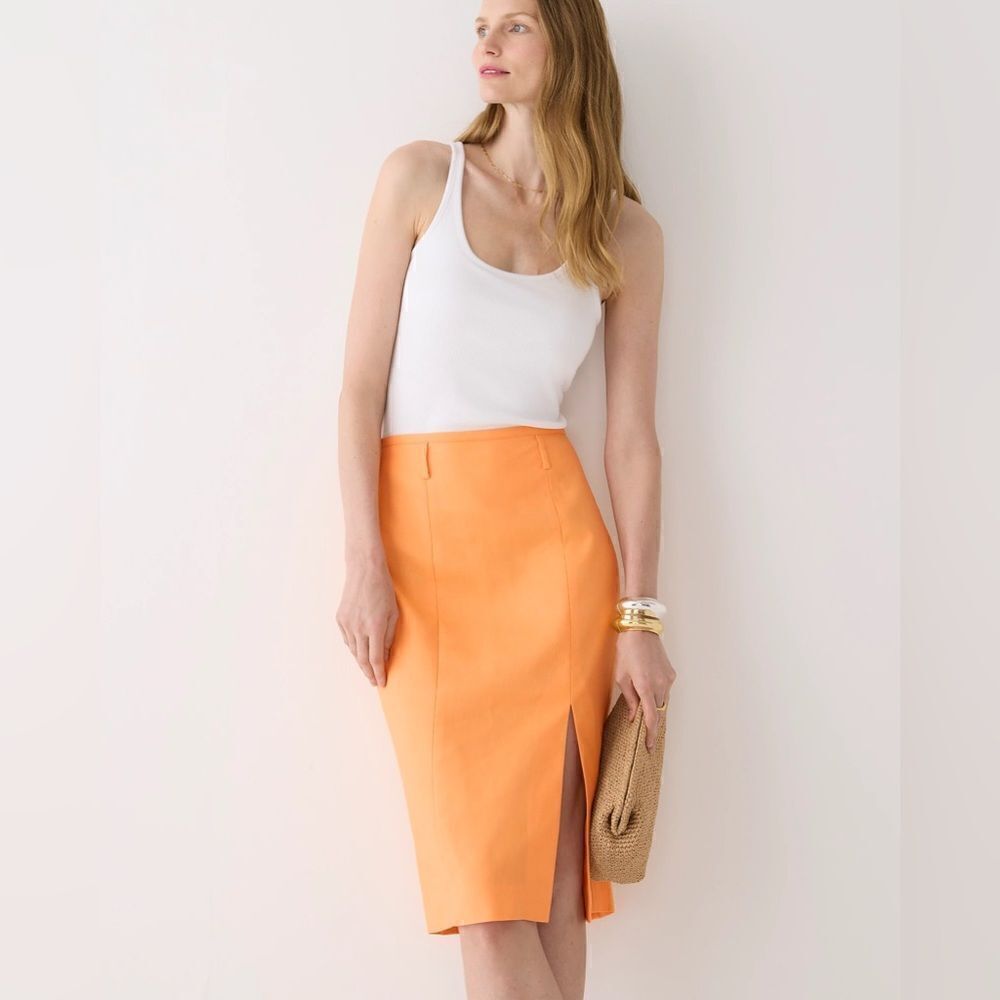 ❤️NWT J. Crew Women’s Skirt with stretch- unlined | Sz. 4 - Picture 4 of 6